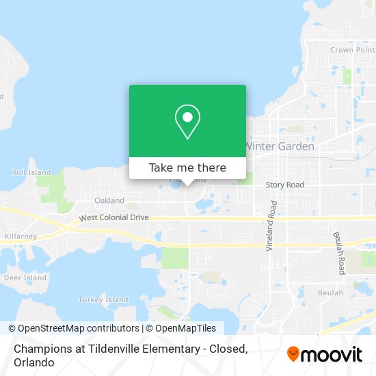 Champions at Tildenville Elementary - Closed map