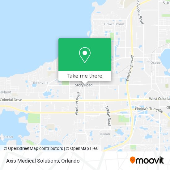 Axis Medical Solutions map