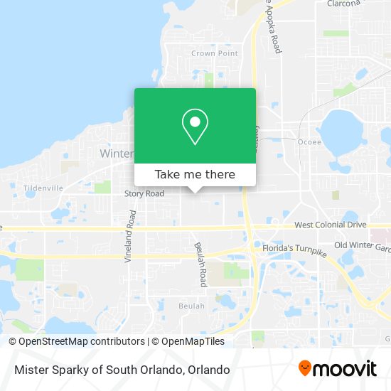 Mister Sparky of South Orlando map