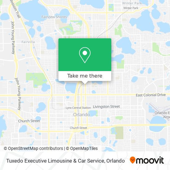 Mapa de Tuxedo Executive Limousine & Car Service