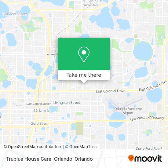 Mapa de Trublue House Care- Orlando