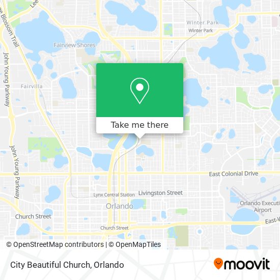 City Beautiful Church map