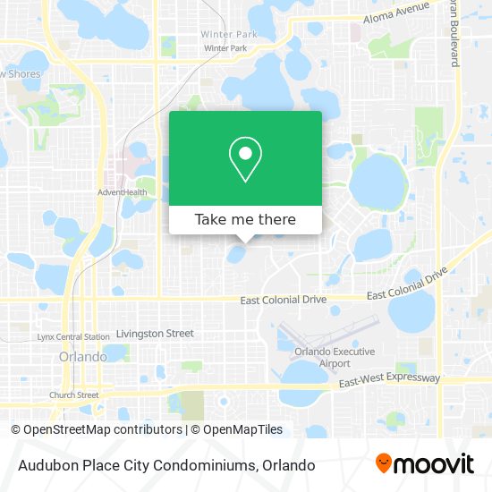 Audubon Place City Condominiums map