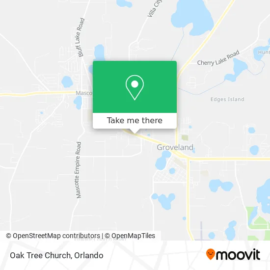 Oak Tree Church map