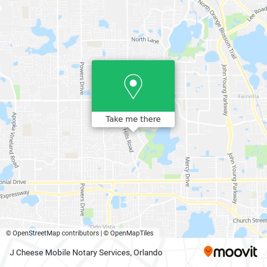 J Cheese Mobile Notary Services map