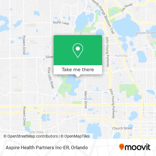 Mapa de Aspire Health Partners Inc-ER