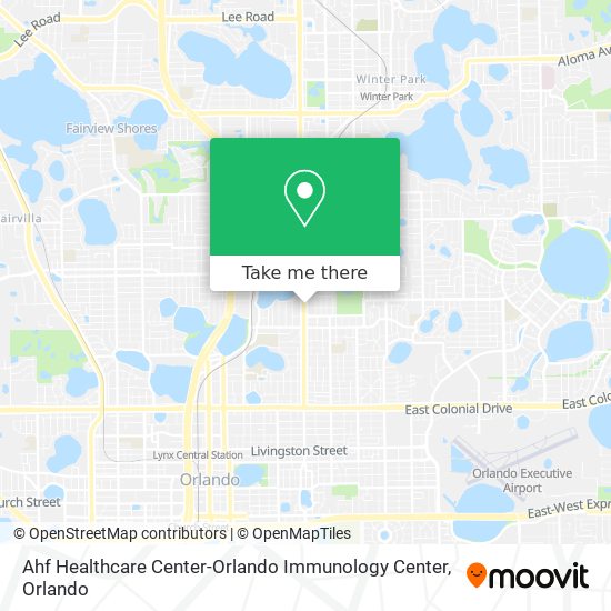 Mapa de Ahf Healthcare Center-Orlando Immunology Center
