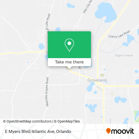 E Myers Blvd/Atlantic Ave map