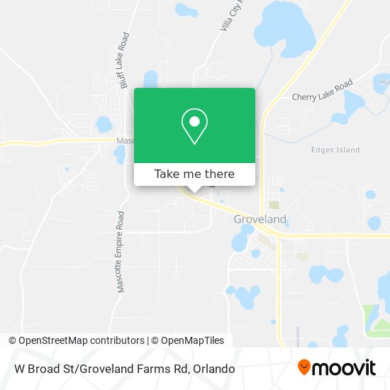 W Broad St/Groveland Farms Rd map
