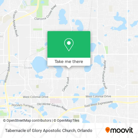 Tabernacle of Glory Apostolic Church map