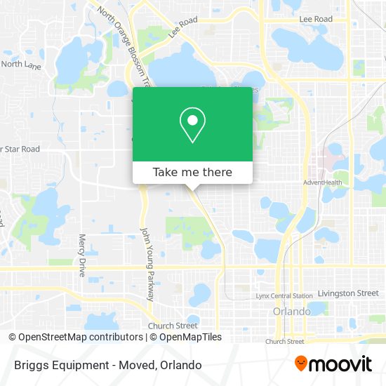 Mapa de Briggs Equipment - Moved