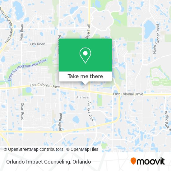 Orlando Impact Counseling map