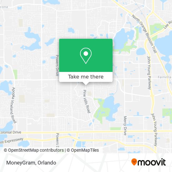 MoneyGram map