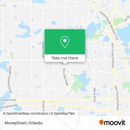 MoneyGram map
