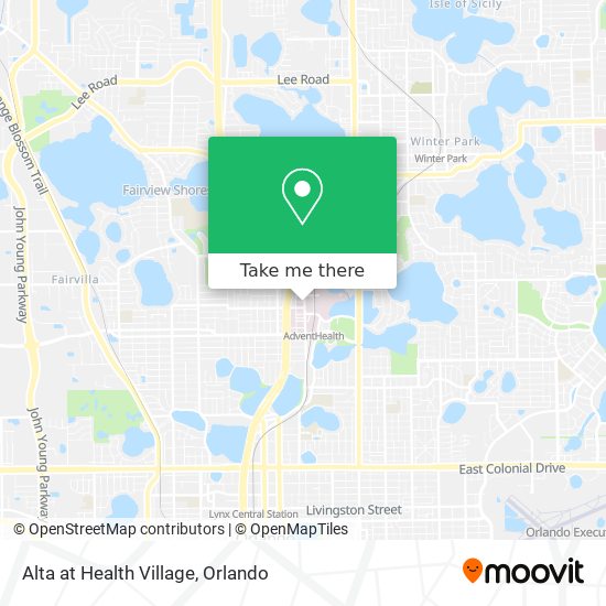 Mapa de Alta at Health Village