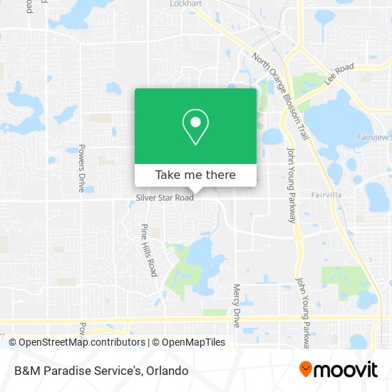 Mapa de B&M Paradise Service's