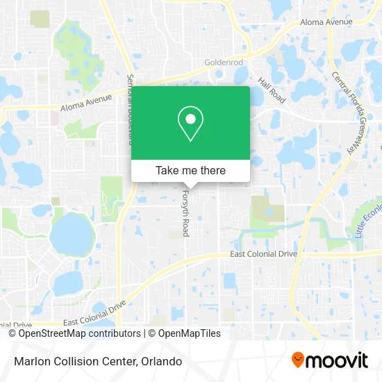 Marlon Collision Center map