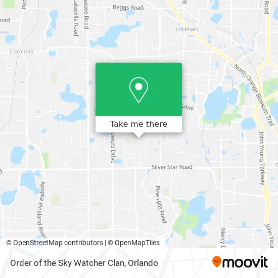 Order of the Sky Watcher Clan map