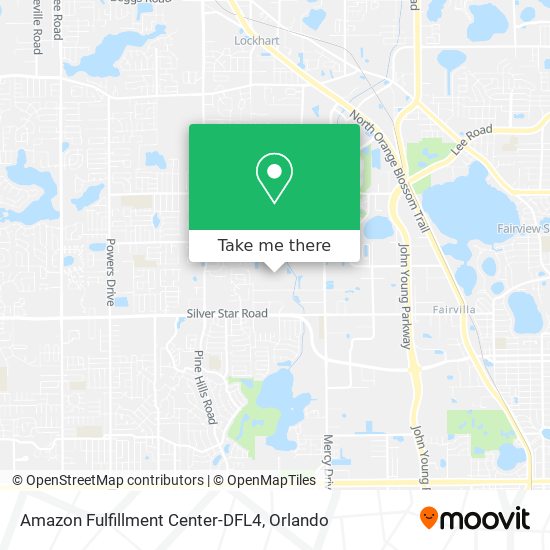 Amazon Fulfillment Center-DFL4 map