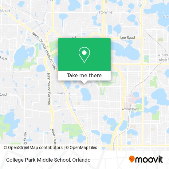 Mapa de College Park Middle School