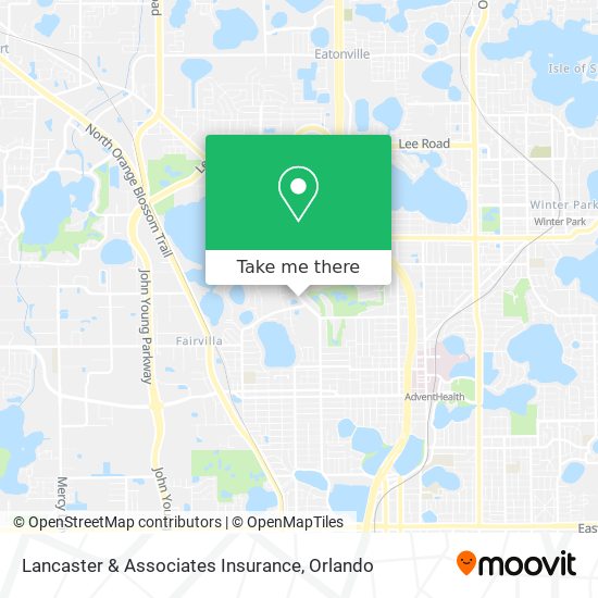 Mapa de Lancaster & Associates Insurance