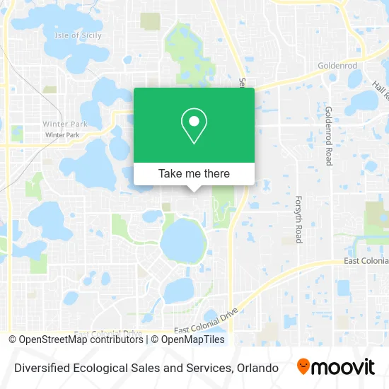 Diversified Ecological Sales and Services map