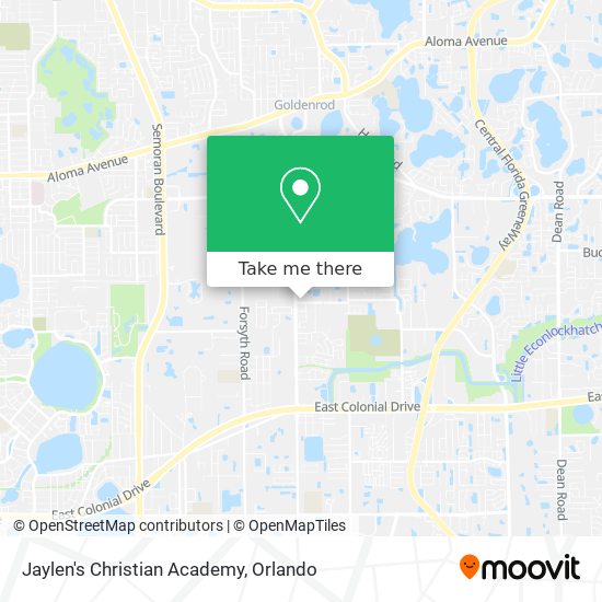 Jaylen's Christian Academy map