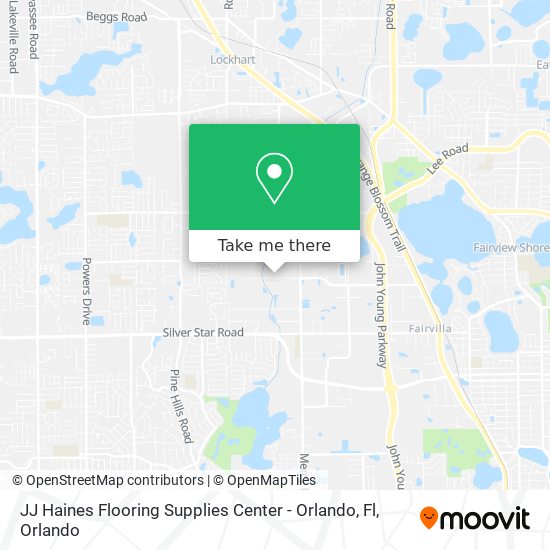 Mapa de JJ Haines Flooring Supplies Center - Orlando, Fl
