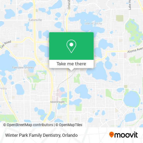 Mapa de Winter Park Family Dentistry
