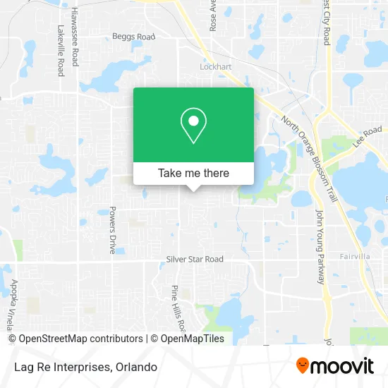 Lag Re Interprises map