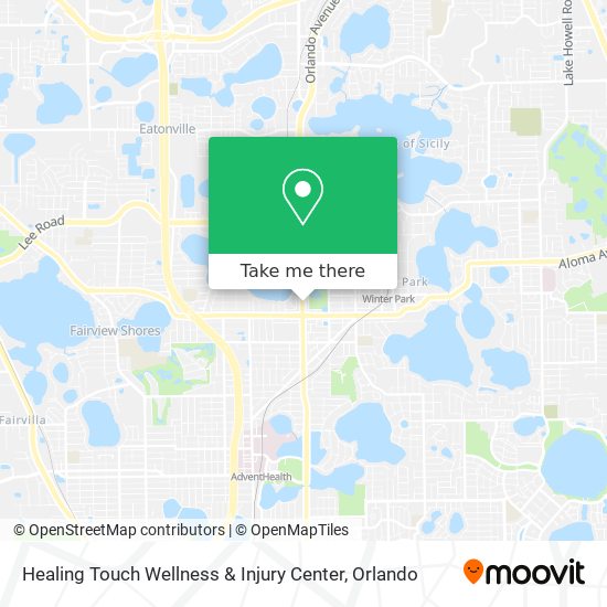Healing Touch Wellness & Injury Center map