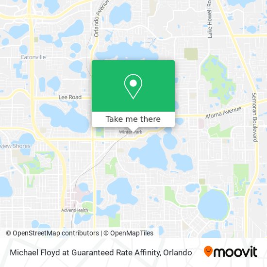 Mapa de Michael Floyd at Guaranteed Rate Affinity
