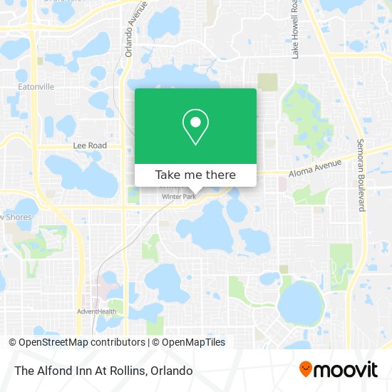 Mapa de The Alfond Inn At Rollins