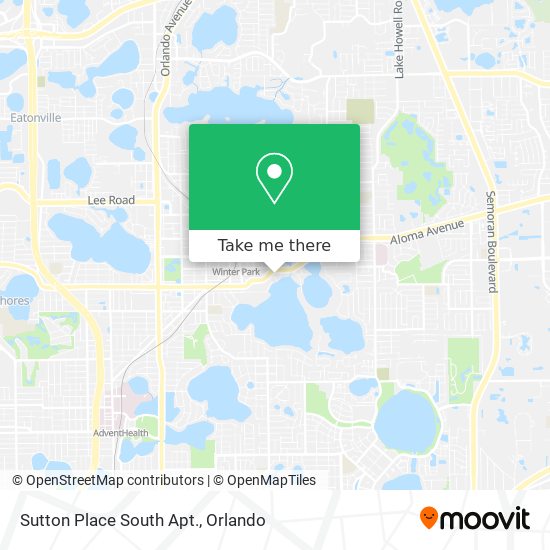 Mapa de Sutton Place South Apt.
