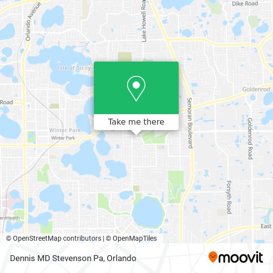 Mapa de Dennis MD Stevenson Pa