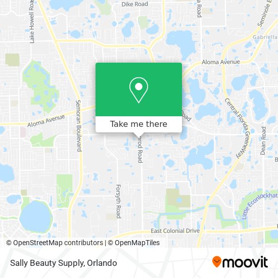 Mapa de Sally Beauty Supply