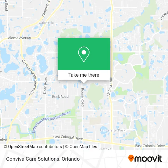 Mapa de Conviva Care Solutions
