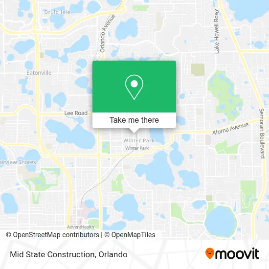 Mid State Construction map