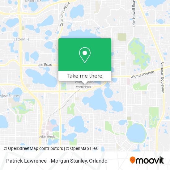 Mapa de Patrick Lawrence - Morgan Stanley