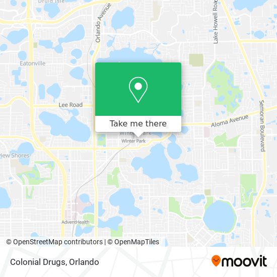 Mapa de Colonial Drugs