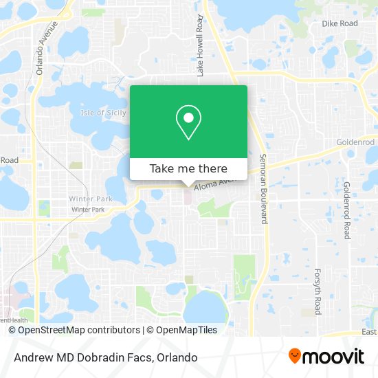 Andrew MD Dobradin Facs map
