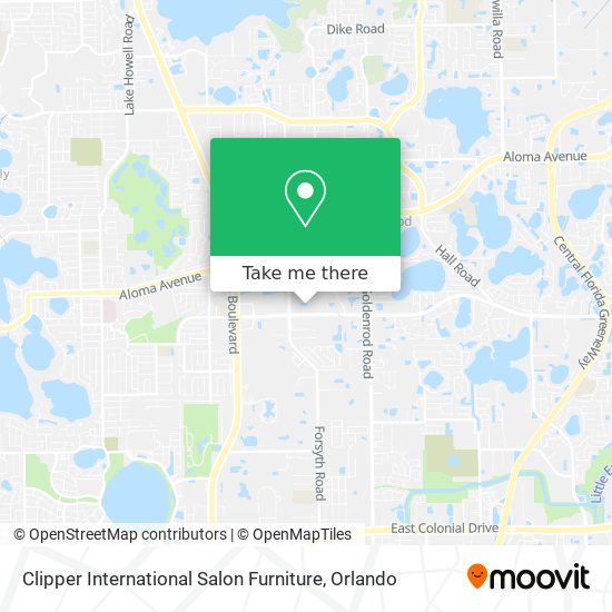 Mapa de Clipper International Salon Furniture