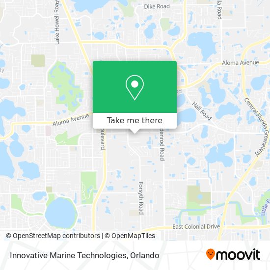 Innovative Marine Technologies map