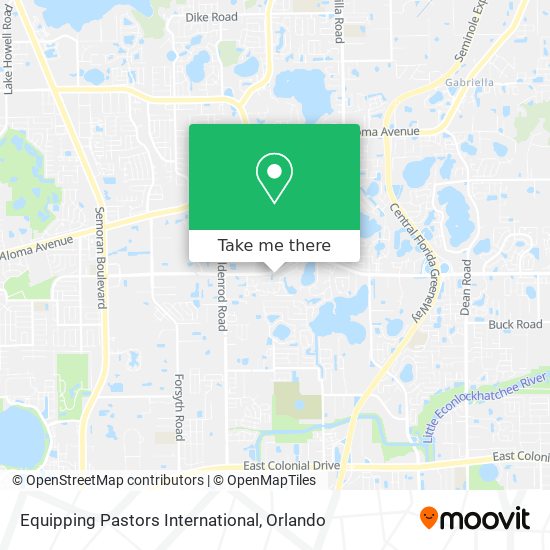 Mapa de Equipping Pastors International