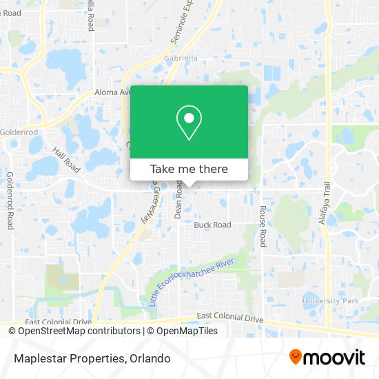Mapa de Maplestar Properties