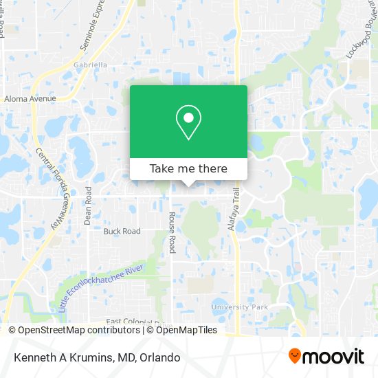 Mapa de Kenneth A Krumins, MD