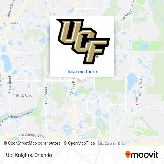 Mapa de Ucf Knights