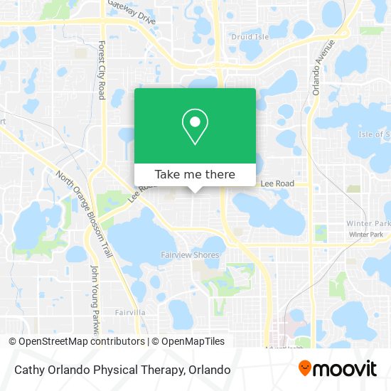 Cathy Orlando Physical Therapy map