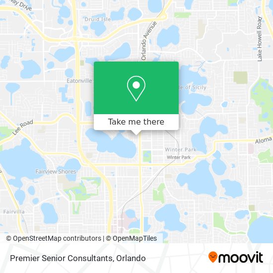 Premier Senior Consultants map