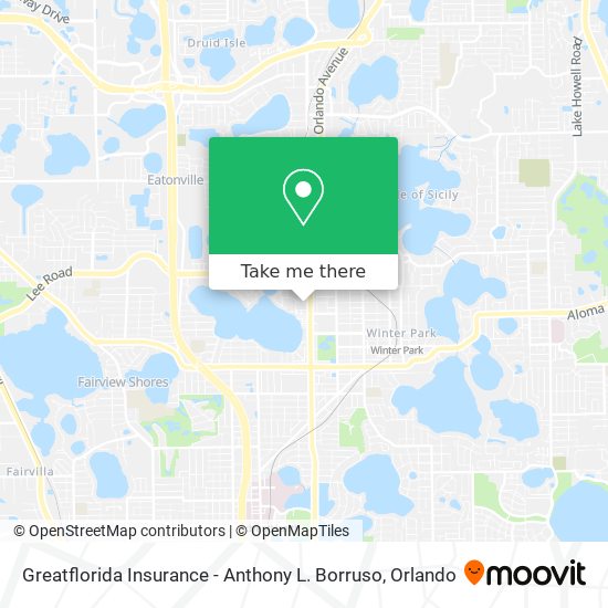 Greatflorida Insurance - Anthony L. Borruso map
